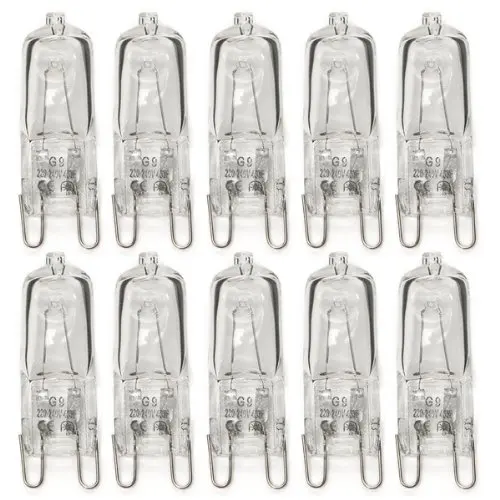 10 X G9 галогенный теплый белый офисный капсульный светильник лампа 25W