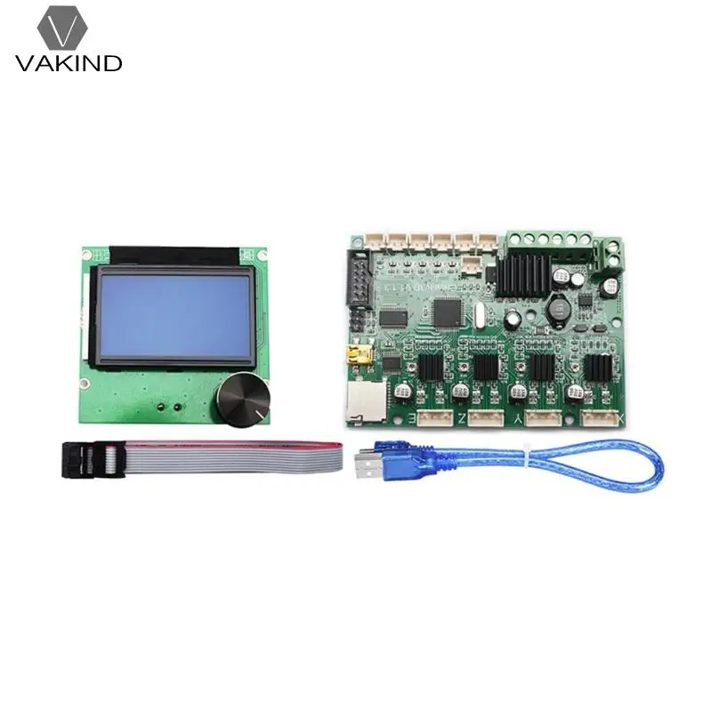 

3D Printer Ender-3 Ender-3S Mainboard Motherboard+12864 LCD Display Cables