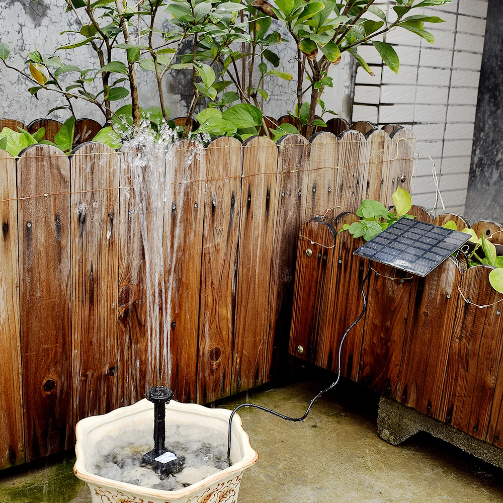

Solar Water Fountain Solar-Powered Water Pump Brushless DC Solar Power Fountain Pool Water Pump Garden Plants Watering Kit