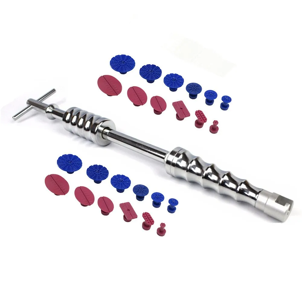 PDR Tools Kit PDR Puller Slide Hammer Reverse Hammer PDR Glue Tabs Fungi Suction Cup For PDR Removal Paintless PDR Repair