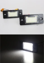 MZORANGE 1 Pair LED Car Number License Plate Lamps Lights for Porsche Cayenne for VW Touareg MZORANGE 1 Pair LED Car Number License Plate Lamps Lights for Porsche Cayenne for VW Touareg