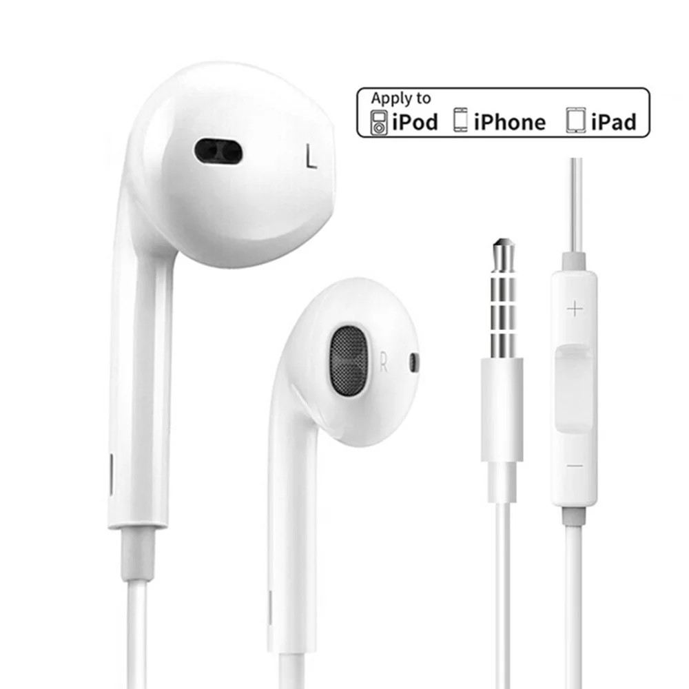 Original Apple Lightning Earphones & 3.5mm Plug Earphones Headphones