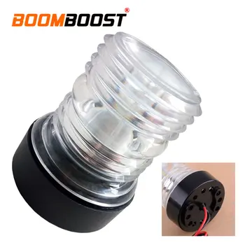 

White Waterproof 6000K 12V Car Roof Boat Navigation Anchor Light 1 Pc 360 Degree LED 360 Degree ABS Warming Lamp Vessel Light