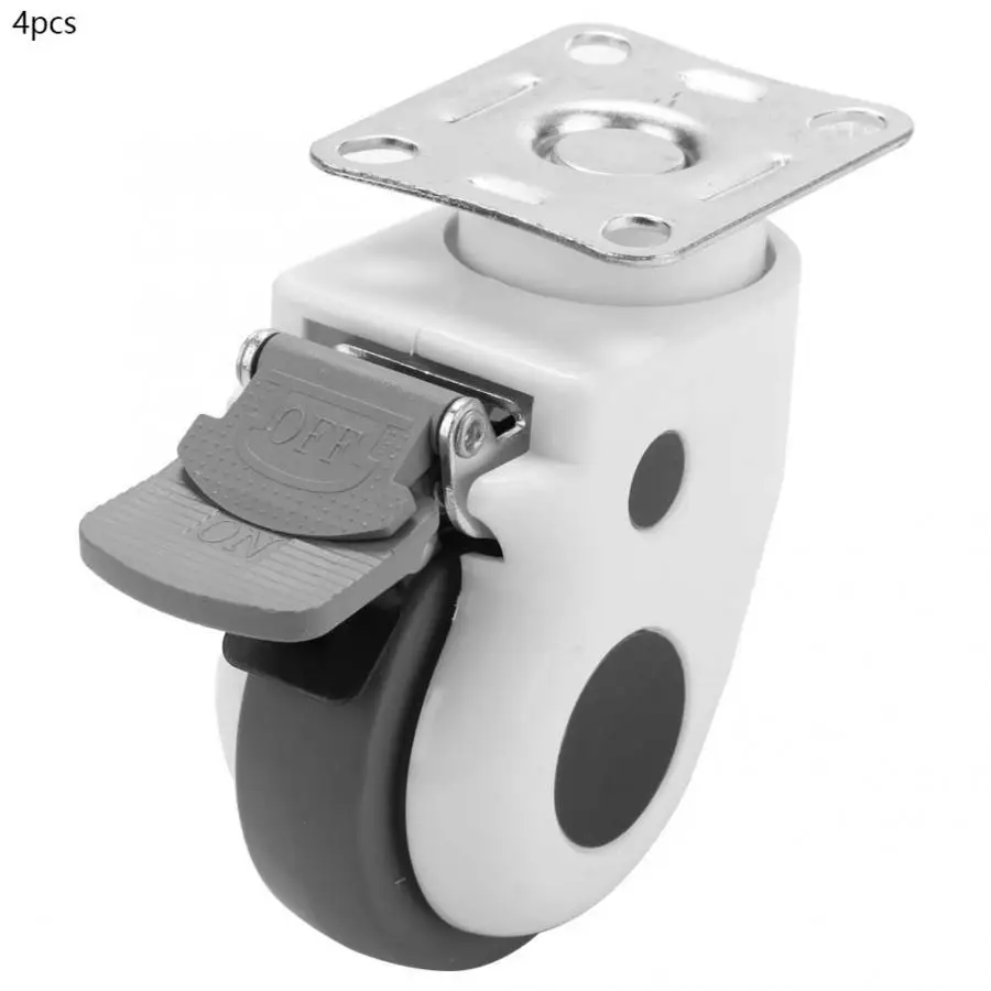 

furniture wheels 4pcs 3inch Universal TPR Rubber Caster Wheel for Medical Equipment Trolley Furniture caster wheels furniture