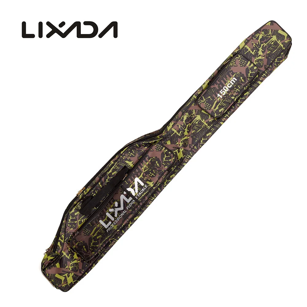 

Lixada 130/150cm Fishing Bag Waterproof Fishing Rod Carrier Oxford Fishing Pole Tools Storage Bag Case Fishing Gear Organizer