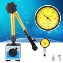 Алюминиевый сплав Магнитная Гибкая основа держатель желтый мульти-угол регулируемый магнитный держатель-стойка для шлифовальной машины