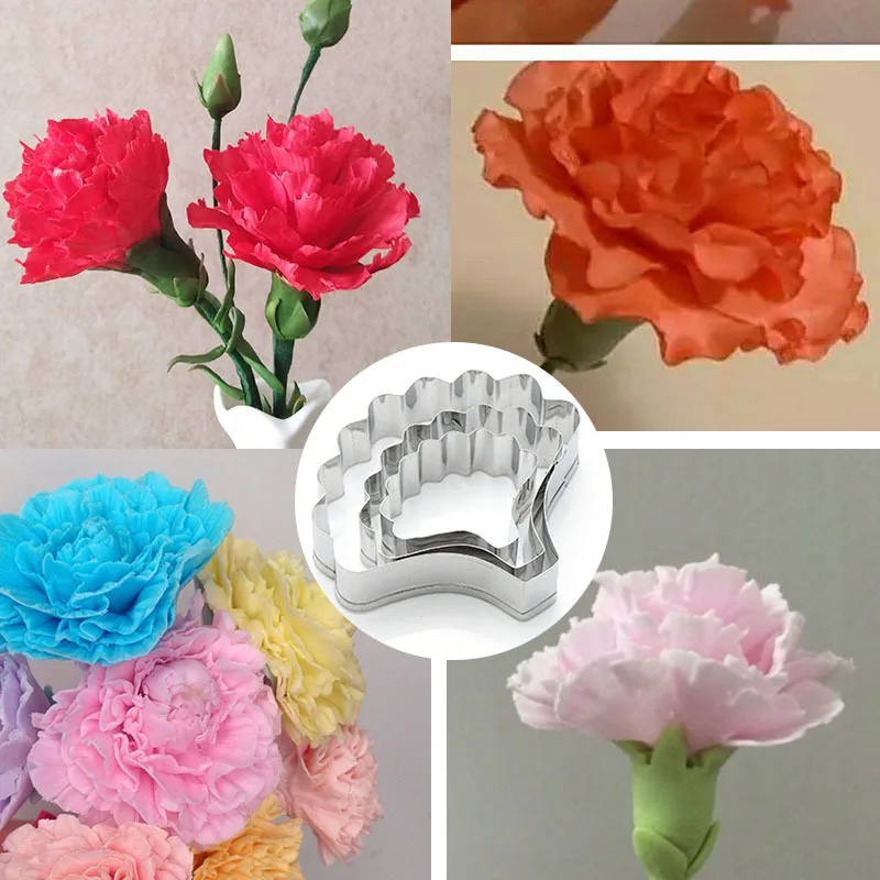 

New Stainless Steel Dianthus Caryophyllus Petal Flower Cutting Mold Designer DIY Polymer Clay Tools Maket Model Cutting
