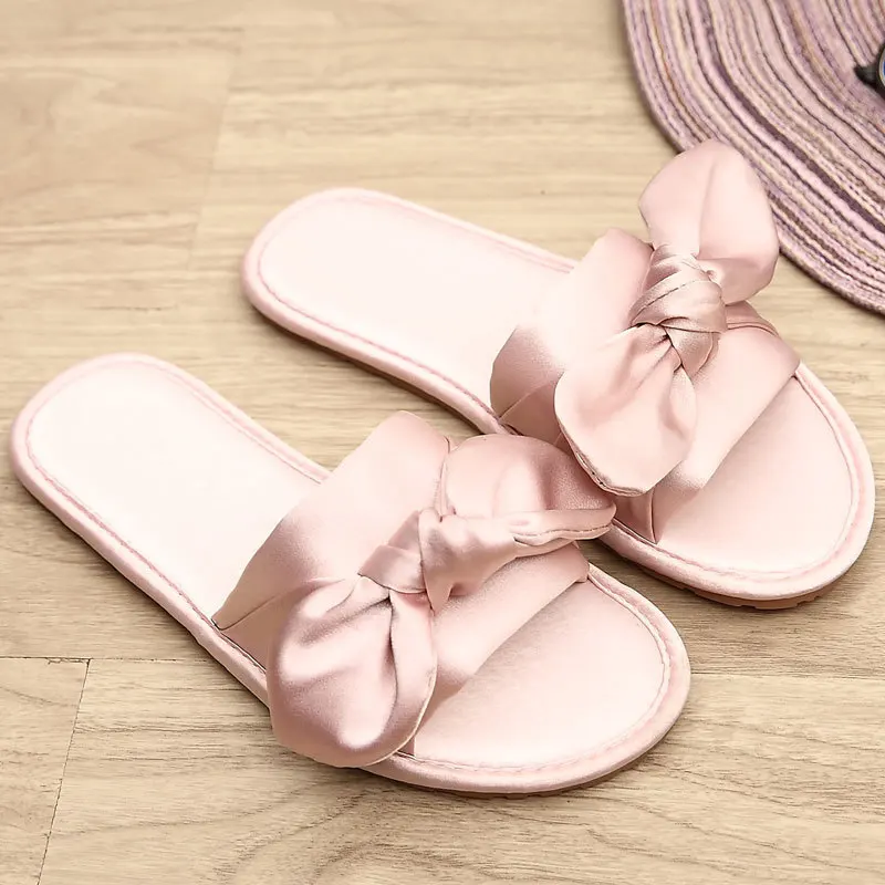 

Women Slippers Sandals Flip Flops 2019 New Summer Fashion Breathable Non-slip Shoes Woman Slides Butterfly-knot Casual Female