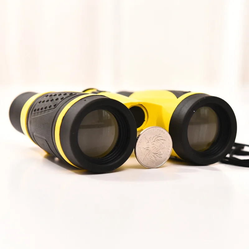 الأطفال تلسكوب في الهواء الطلق المنتجات عالية الوضوح الكرتون المحمولة طالب الأطفال الحفل تليسكوب مزود بمنظار ثنائي 5*30