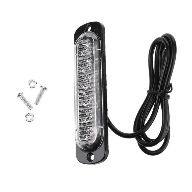 

DC 12~24V Red LED Car Beacon Warning Hazard Flash Strobe Light Lamp Bar 18W Sale