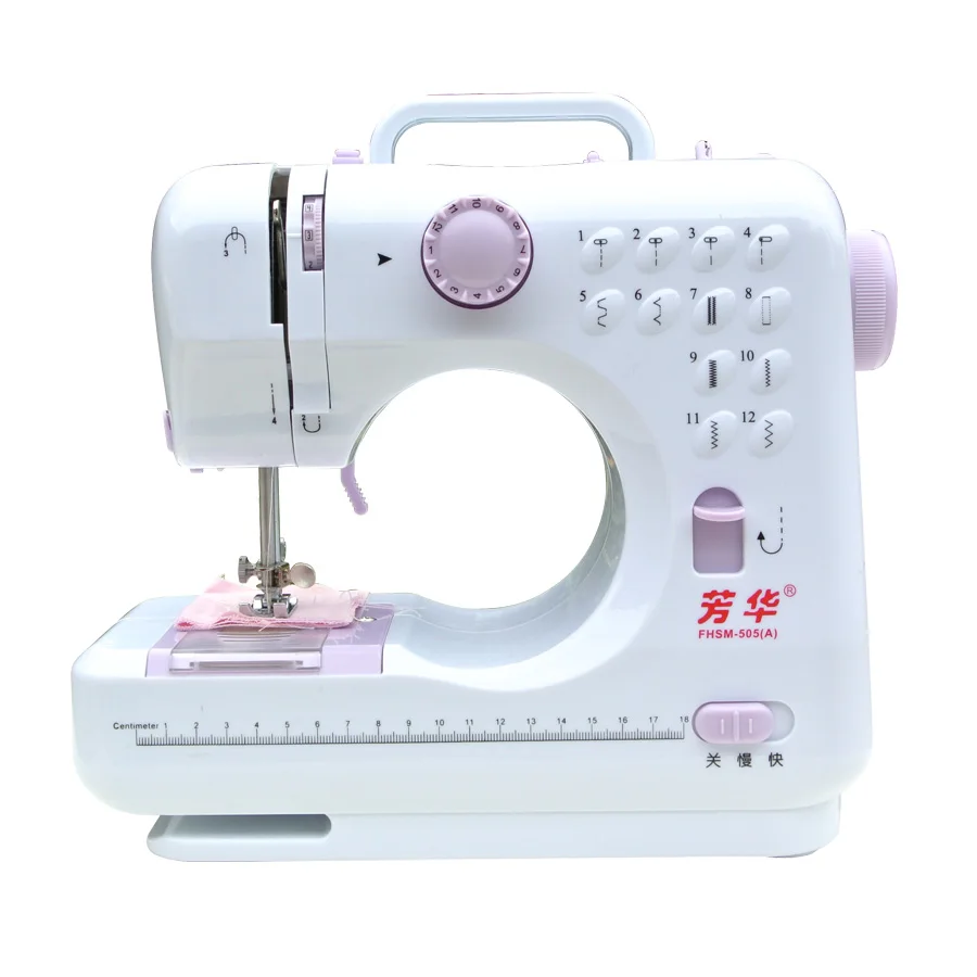 Ручная швейная машина 12 Stitchs портативная вязальная электрическая прижимная