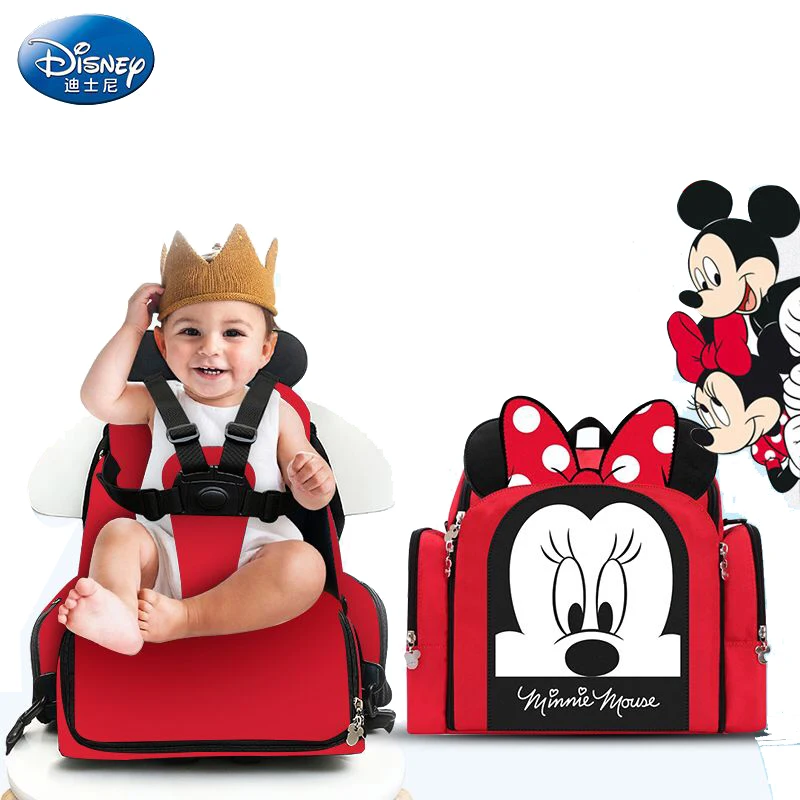 

Disney Dining Chair Bag Multifunctional Diaper Bag 2018 New Stlye Waterproof Mother Handbag Nappy Backpack Travel Mummy Bags