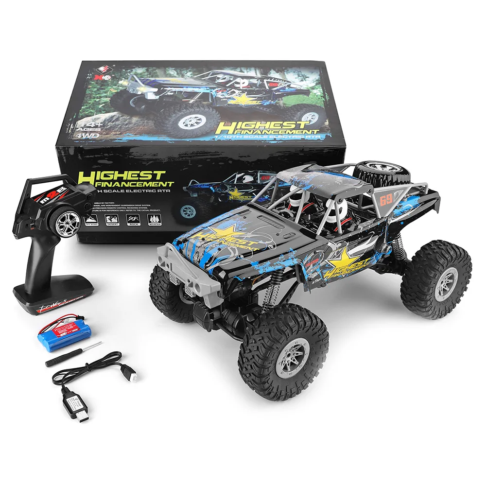 

1/10 Scale 2.4G RC Car 2-Wheel Driven Double Bridge Electric Racing Truggy Remote Control Toys RC SUV Climbing Car Gift For Kids