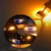 Uds BAU15S LED Canbus No Hyper Flash señal lámpara 1156 BA15S py21w T20 Wy21W W21W bombilla Led luces del coche 2200K ámbar 12V 12V ► Foto 2/6