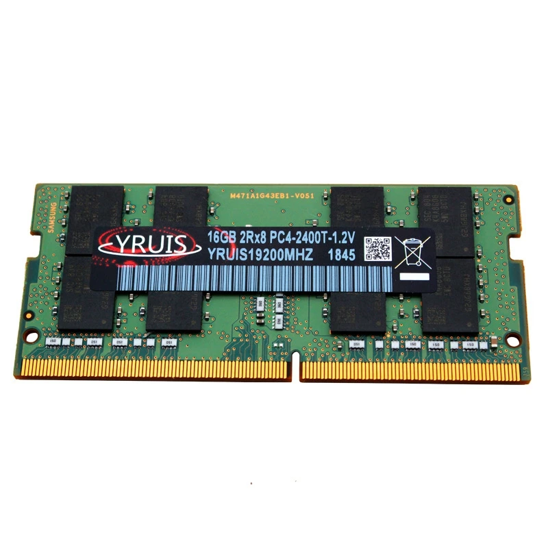 

HOT-Yruis Ddr4 16Gb 2400Mhz 288Pin Ram Sodimm Laptop Memory Support Memoria Ddr4 Notebook(1.2V)