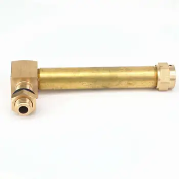 

M12x1.5mm 80mm Brass Oil Liquid Level Indicator Sight Glass For Lathes Sump Gas Engine Motor Tractor
