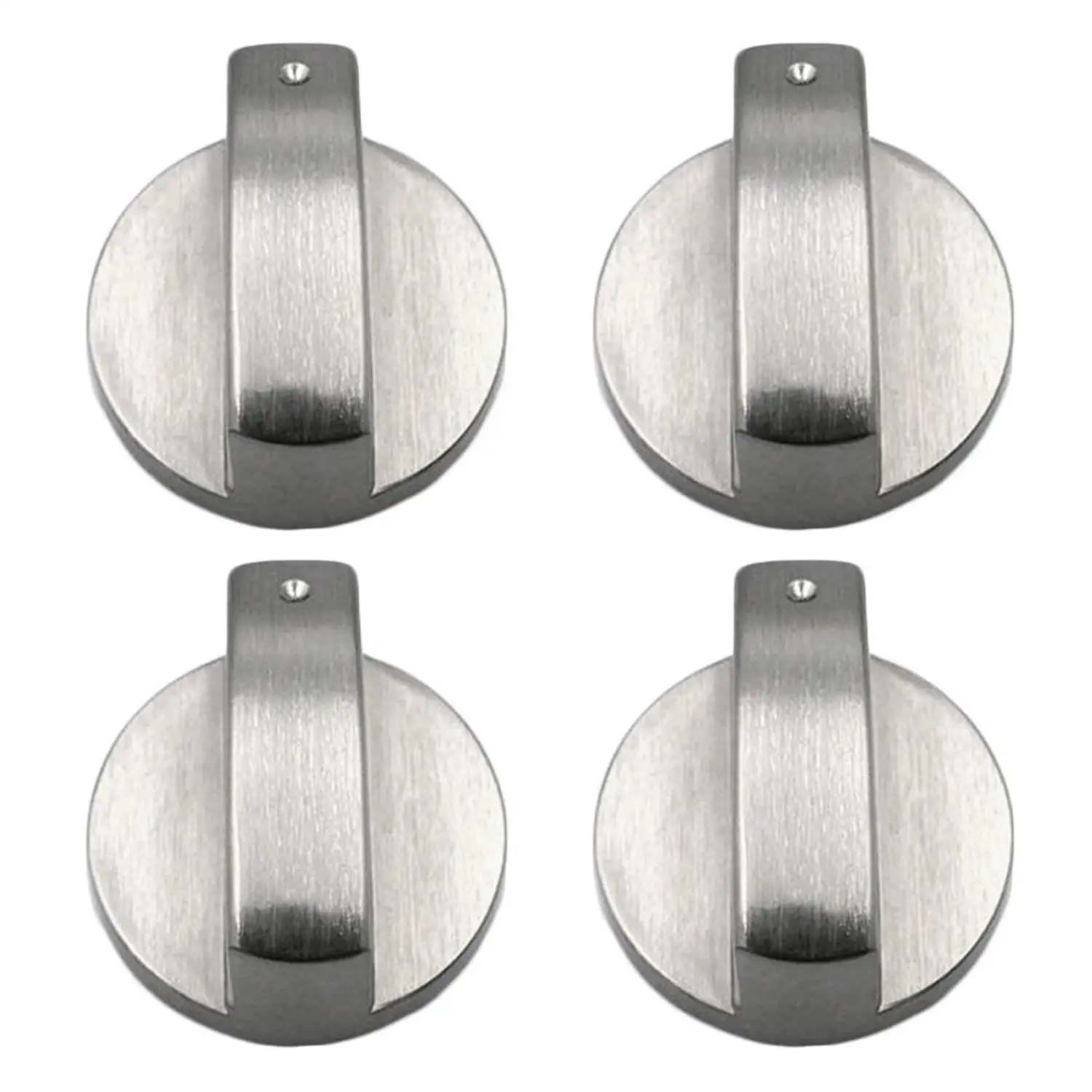 

Stoves Cooker Knobs,Oven Knob(4pcs),6mm Universal Silver Gas Stove Control Knobs Adaptors Oven Rotary Switch Cooking Surface C