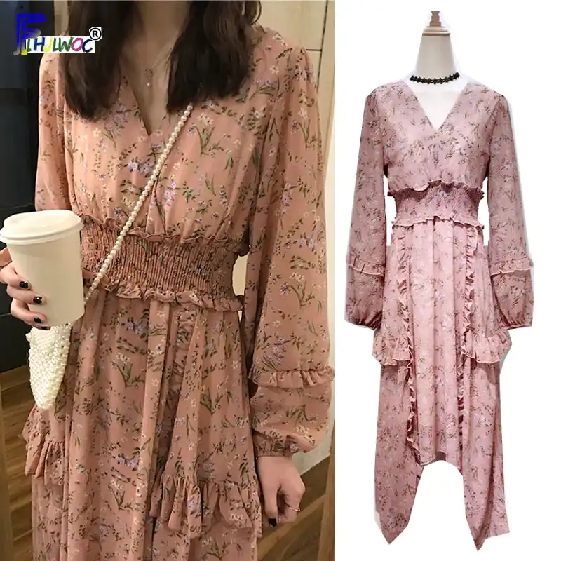 soft chiffon dress
