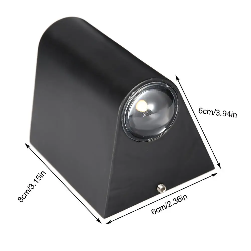 6W LED Wall Lamp Warm White Aluminum Indoor Outdoor Garden Corridor Lights Wall Mounted Lamp 6W LED Wall Lamp Warm White Aluminum Indoor Outdoor Garden Corridor Lights Wall Mounted Lamp