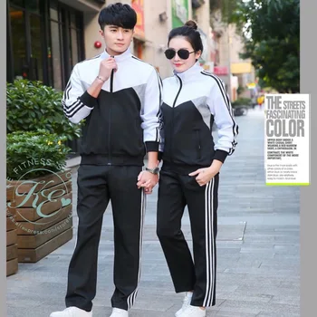 

sports set unisex Chandal de hombre tracksuit for women chandal de mujer training suit women sports suit fato de treino mulher