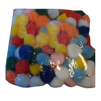 

100 pcs High bombs Pom Poms size 20 mm color