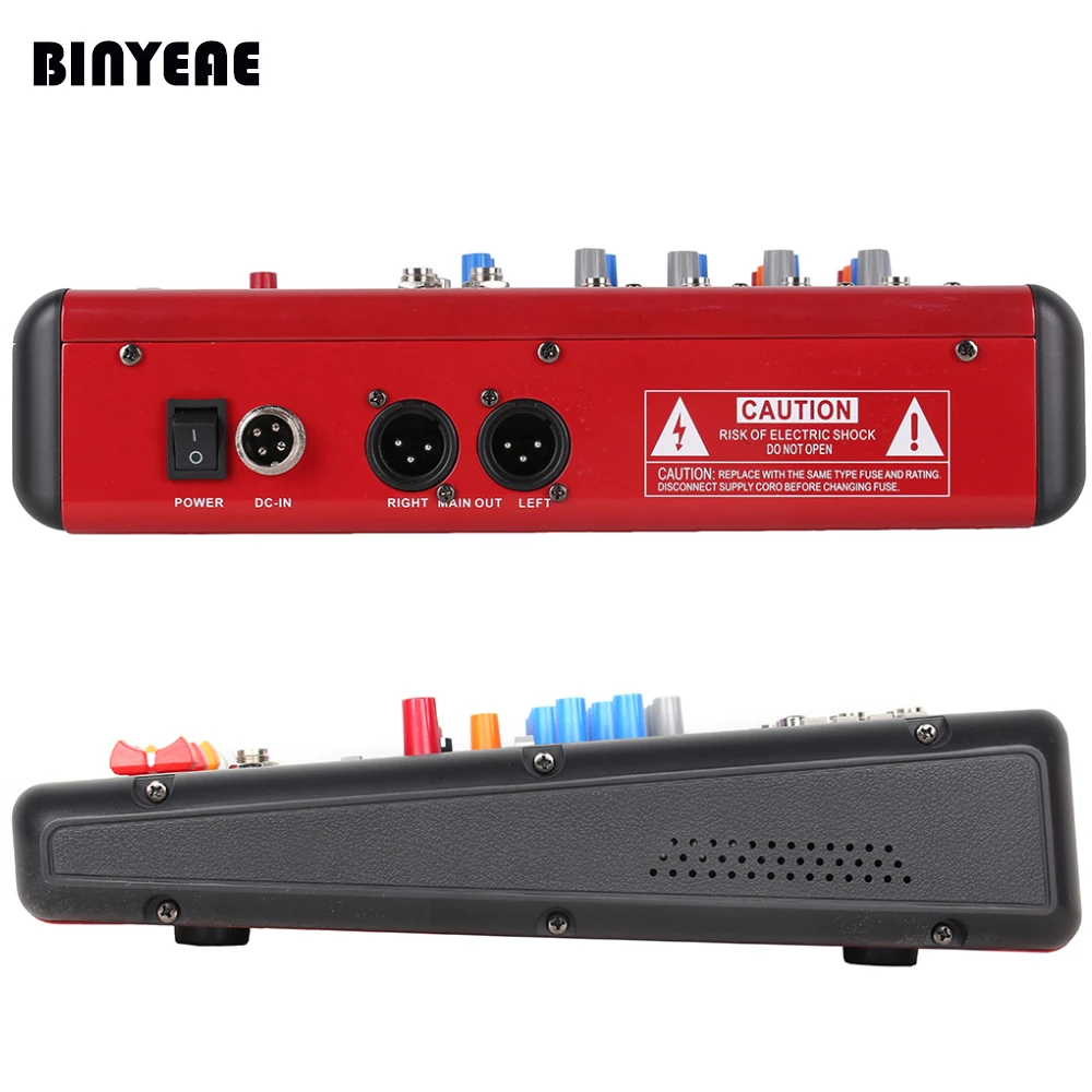 Купить 6 канал Mixer пульт mezcladora де диджей караоке smr601 в ...