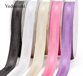 

18102502,New arrival 10 yards/lot 9mm/16mm/25mm/38mm glitter gold grosgrain and satin ribbons gift packaging DIY handmade
