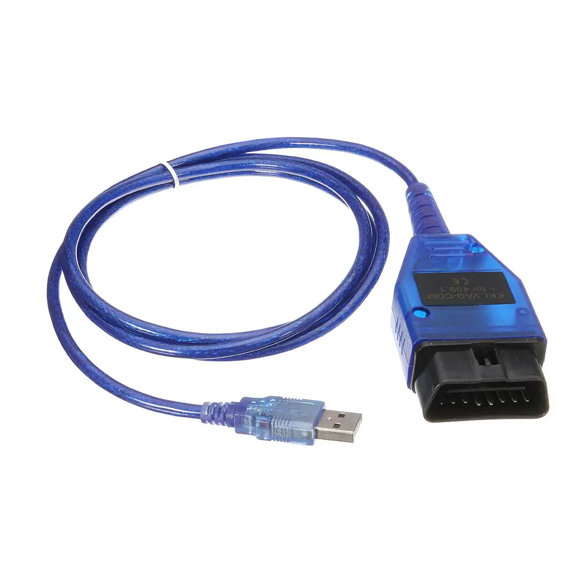 

New VAG-COM KKL OBD2 USB Cable FTDI FT232 Chip + 2x2 Adapter Cable for VCDS Lite Scanner Scan Tool Interface For Audi SEAT