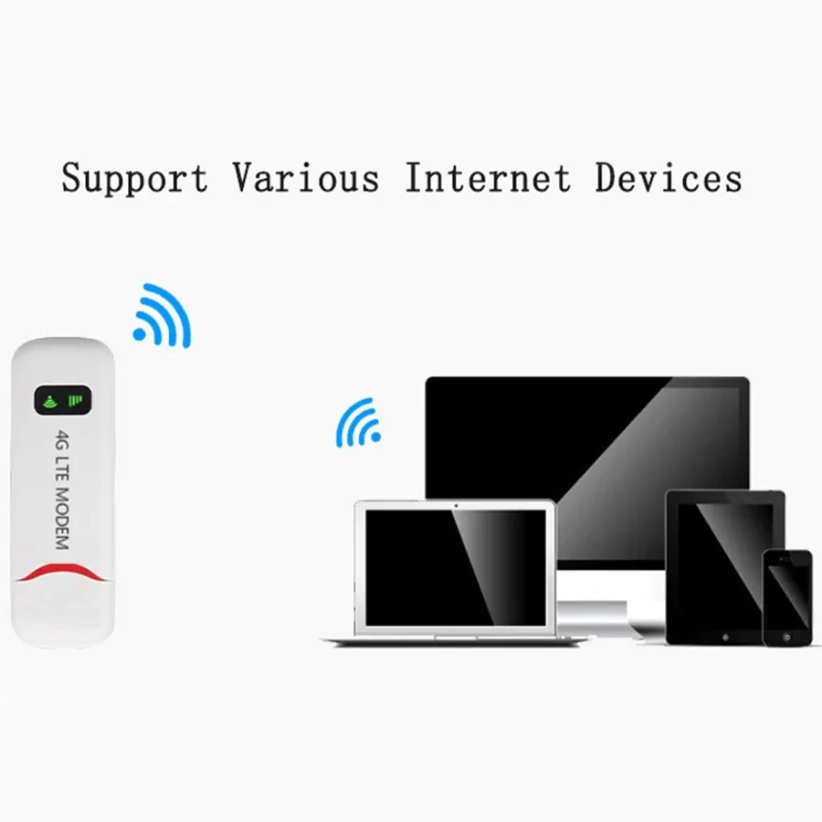 4G Портативный Fdd Lte мобильный Wifi Usb модем роутер 100 м полоса 1/3 ключ слот для sim карты