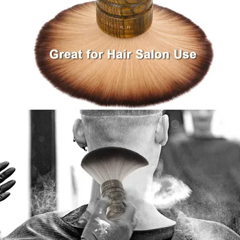 

Professional Makeup Brush Neck Hair Cleaning Brush Hair Grooming Shaving Sweeping Brush Tool Make up Brush
