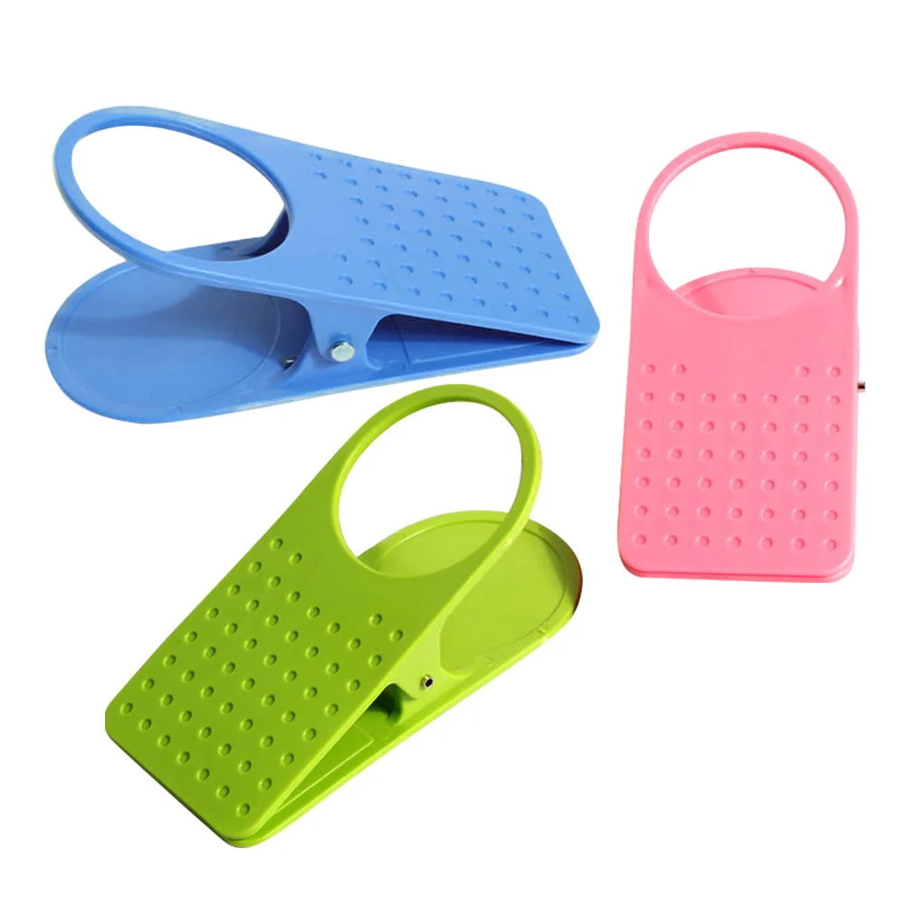 

3pcs Portable Large Mug Drinking Cup Tabletop Teacup Clamp Gadget Clip for Workers Offfice