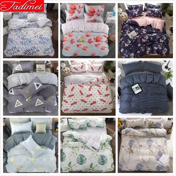 

Adult Kids Soft Cotton Duvet Cover Sheet Bedding Set Single Twin Full Queen Double King Big Size Bedspreads Bed Linen 180*220cm