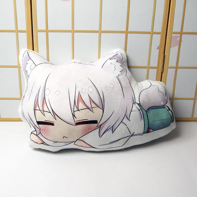 Kamisama love Подушка Игрушка Аниме Tomoe короткие плюшевые мягкие милые лисы кукла Двусторонняя наволочка 30x50 см для подарка