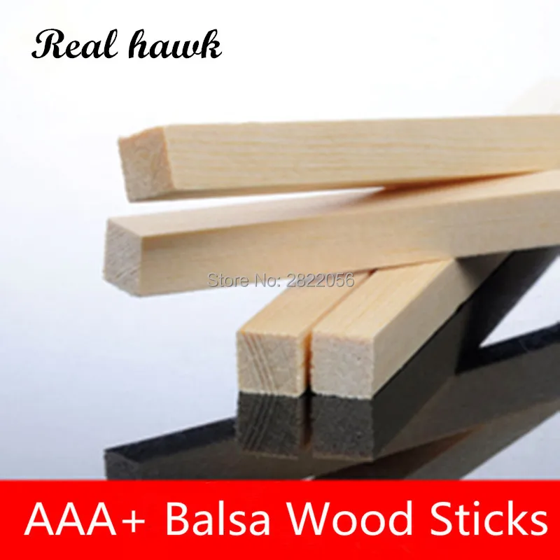 

330mm long 1.5x1.5/2x2/2.5x2.5/3x3/4x4/5x5/6x6/7x7mm Square wooden bar AAA+ Balsa Wood Sticks Strips for airplane/boat model DIY