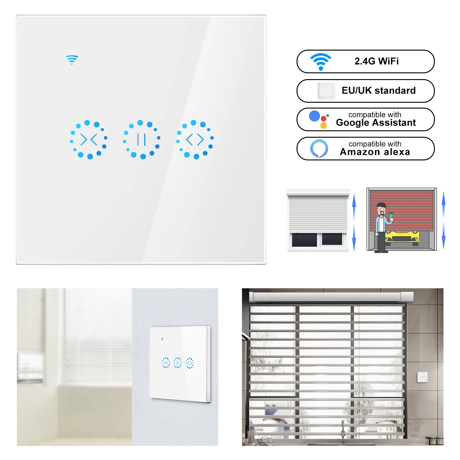 blinds google assistant