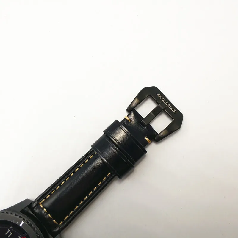 22mm Genuine Leather with big buckle Watch Band strap For samsung galaxy watch 46mm gear s3 huawei watch 2 pro huami 22mm Genuine Leather with big buckle Watch Band strap For samsung galaxy watch 46mm gear s3 huawei watch 2 pro huami