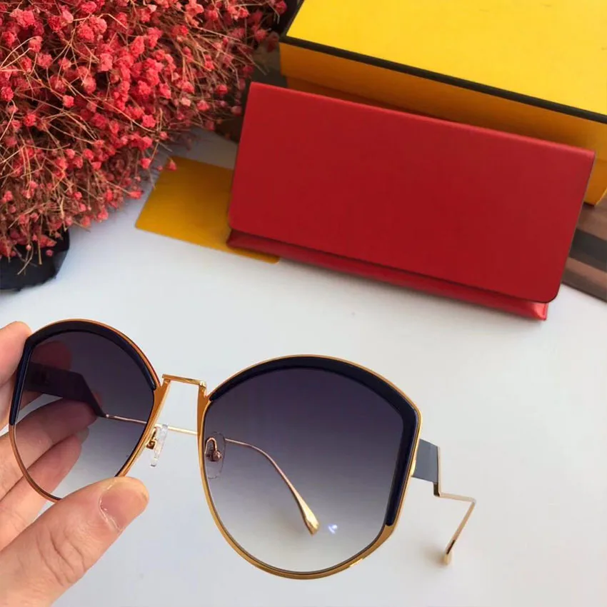 Marke Sonnenbrille navy Cat Eye Vintage Uv400 Brillen light Spiegel Designer Frauen So Grey gold Für Retro amp; pink Qualität silver Sams Gray white Mode Frau Hohe nEq4wXzI