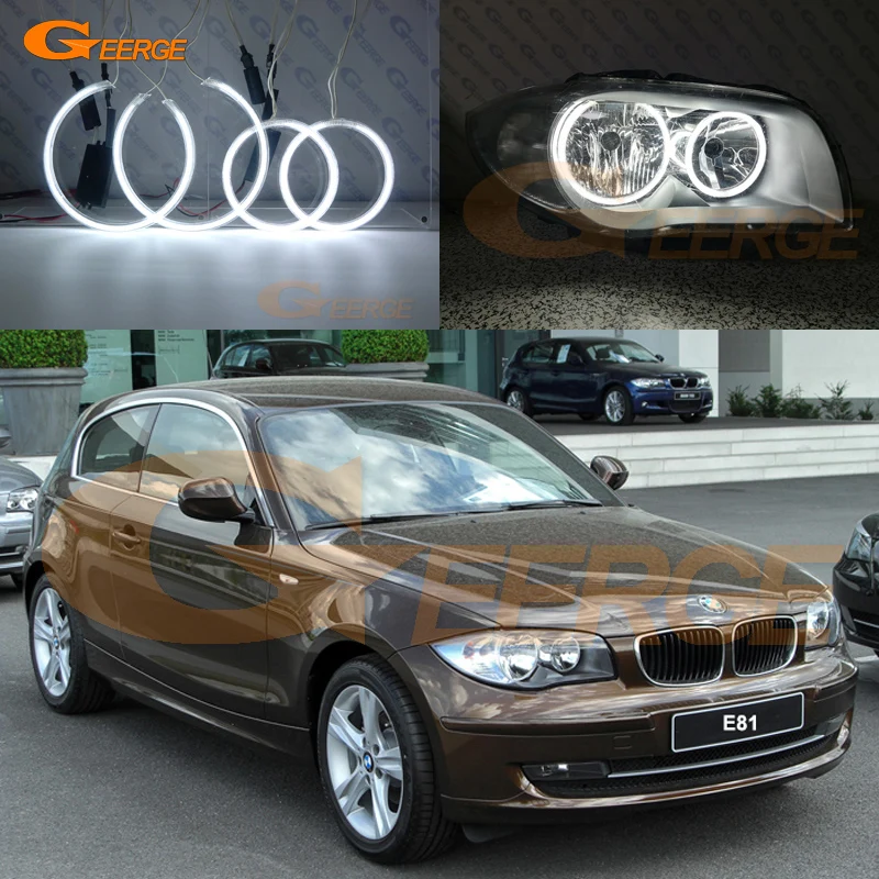 

For BMW 1 Series E81 E87 Halogen headlight 2007 2008 2009 2010 2011 Excellent Ultra bright illumination CCFL Angel Eyes kit