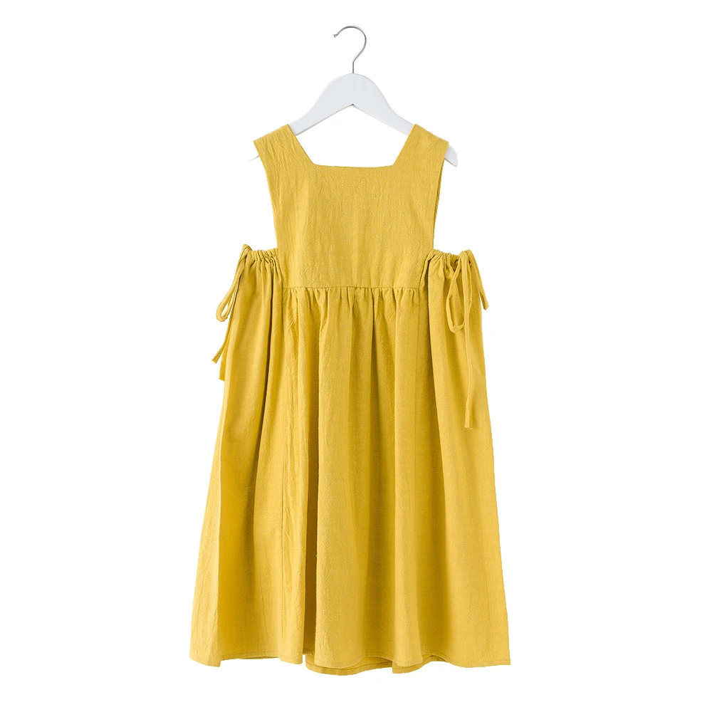 yellow cotton frock