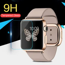 9H Tempered Glass film For Apple Watch Series 38mm 42mm 40mm 44mm Screen Protector For iWatch