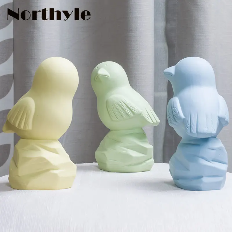 Nakal berwarna tanah liat patung burung keramik miniatur hadiah natal untuk anak anak burung art kerajinan dekorasi rumah dekorasi acara|gifts for kids|gifts for christmasgift gifts - AliExpress