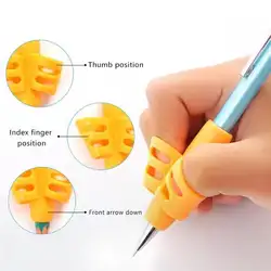 VODOOL 3 шт дети пишущий карандаш держатель обучения детей практика силиконовая ручка сцепление помощь устройство для коррекции положения
