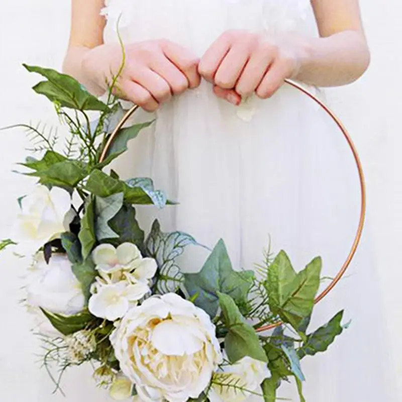 

Fleur Artificielle DIY Nordic Style Artificial Flower Ornaments Wall Hangings Household Hemp Rope Wrought Iron Pendant