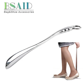 

BSAID 52cm Length Stainless Steel Shoe Horns For Convenient Wearing Shoes Horn And Spoon Leather High Heel Shoes Hanging Spoon