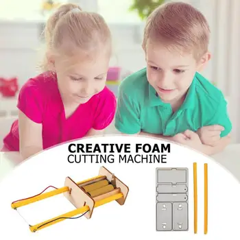

Foam Cutting Machine Assemblely DIY Electric Kids Science Experiment Toys Exercise hands-on ability and stimulate imagination