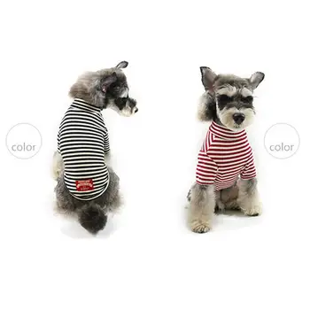 

Pet Dog Clothes for Small Dog Coats Jacket spring autumn Clothing Chihuahua Striped Pet Clothing Kawaii Dog clothes size S-2XL