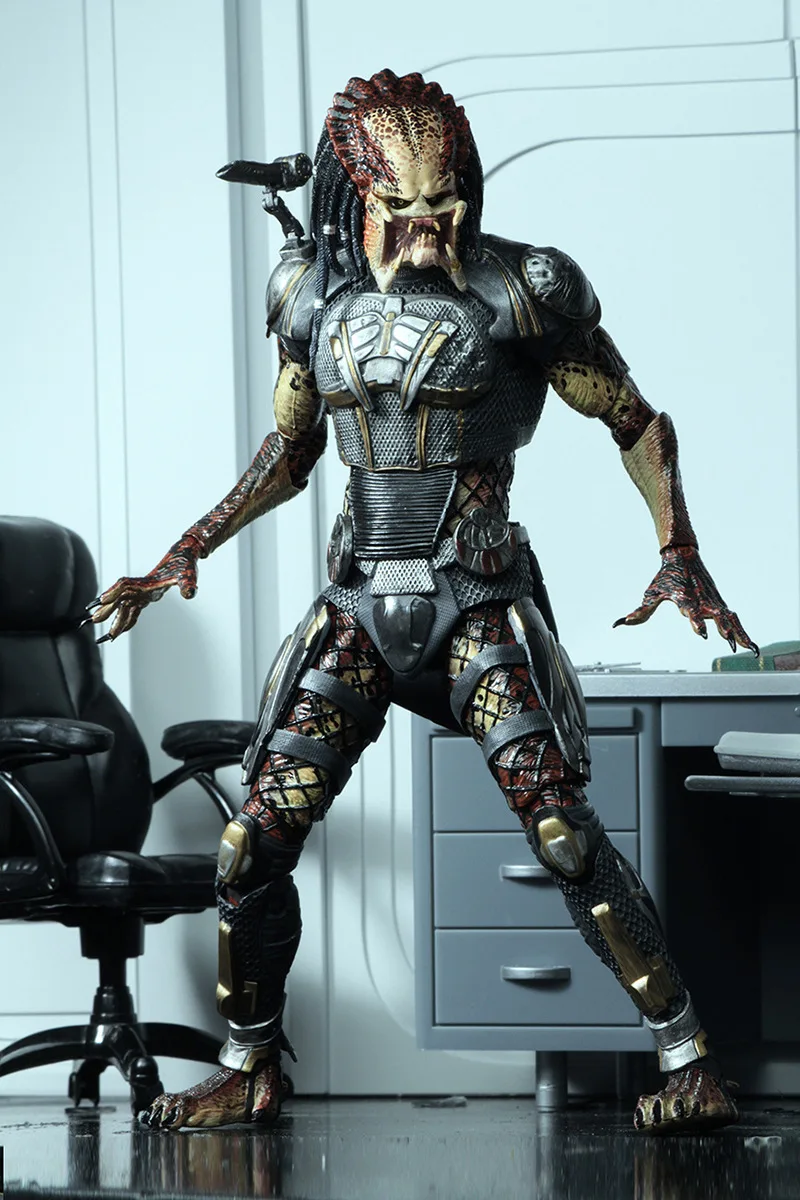 Cena Blizna zbieg 2018 NECA drapieżnik action figurki zabawki NECA Predator PVC figurki zabawki Predator świąteczne prezenty dla dzieci dzieci