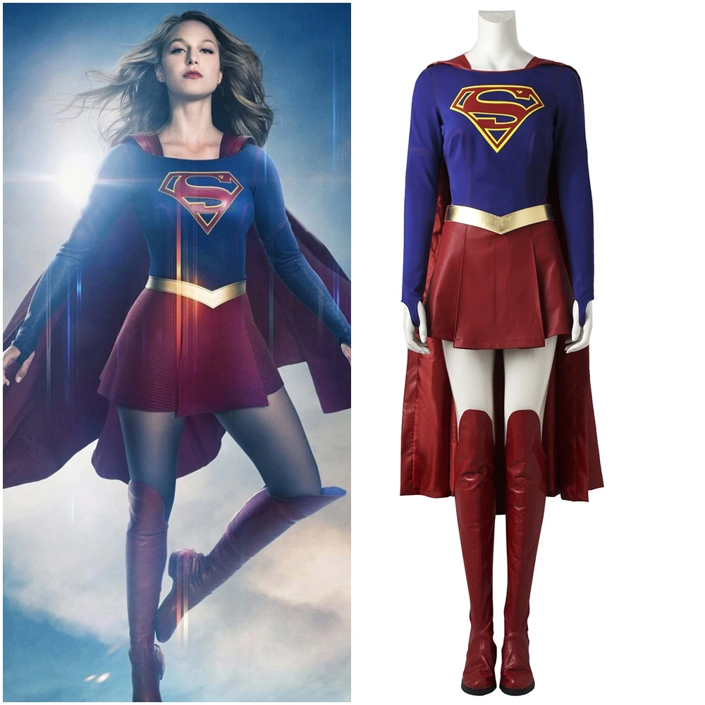 زي تنكري للفتيات الخارقات ملابس الهالوين الفاخرة كارا زور إل 2017 Movie Tv Costumes Aliexpress