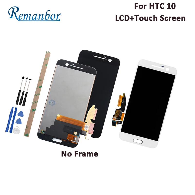 

Remanbor For HTC 10 LCD Display And Touch Screen 5.2'' Tested Perfect Repair Parts For HTC 10 LCD Digital Accessory +Tools