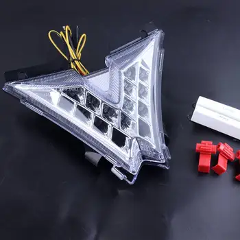 

LED Brake Tail Light Integrated Turn Signals For Aprilia prilia RSV4 Tuono V4 2010-2016 Clear